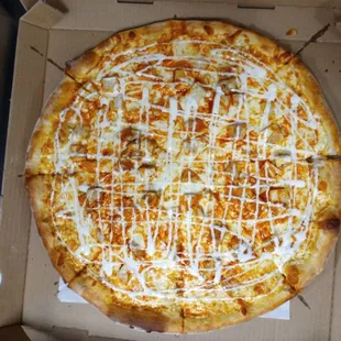 Buffalo chicken pizza