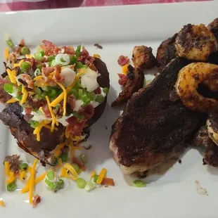 Blackened Surf-and-Turf