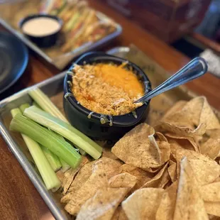 Buffalo cheese dip.