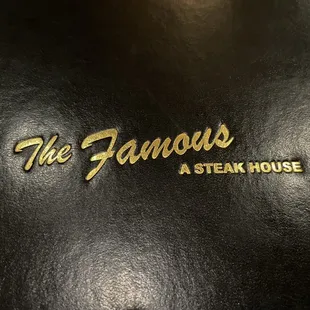 Menu front