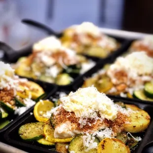 Roasted zucchini