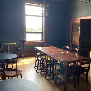 Private room for groups.