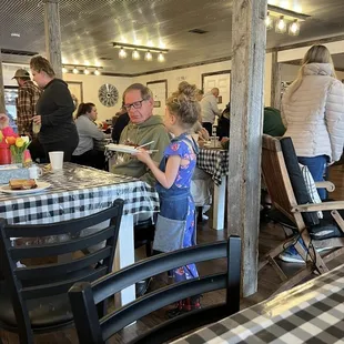 Their kids serving you..