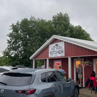 the outside of the building