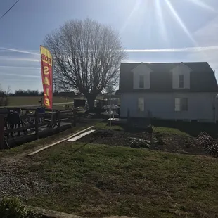 The Amish home next door where the owner of the market lives