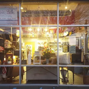 the outside of the store