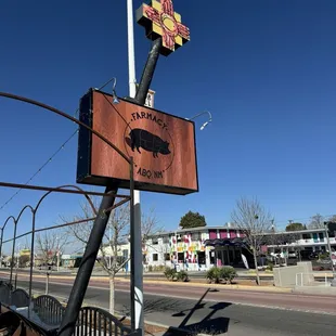 Restaurant sign.