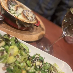 Brussel sprouts &amp; French onion soup