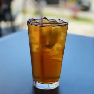 Unsweetened fresh Iced tea