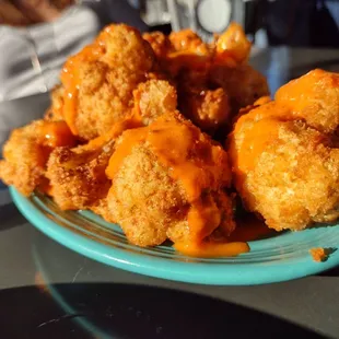 Buffalo cauliflower wings - delish