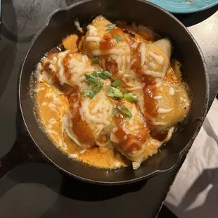 Brisket stuffed shells