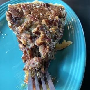 Chocolate pecan pie