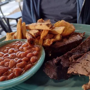 Brisket dinner - very dry, nearly inedible