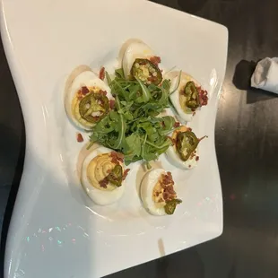 Smoked Deviled Eggs