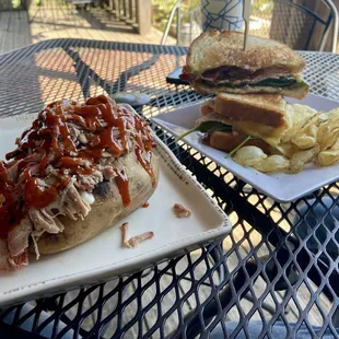 Mac Attack Spud &amp; Club Sandwich