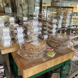 Local baked good available for purchase.