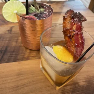 Blueberry mule, Farmer&apos;s Old Fashioned