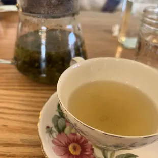 Ozark Mt Mint tea with honey