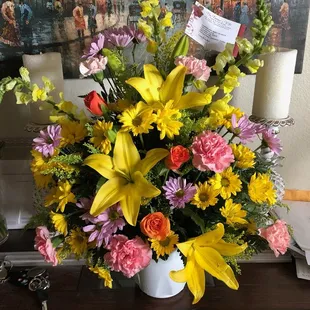 Floral Arrangement from The Farmer's Wife