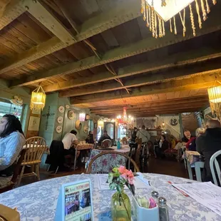 Inside the cafe