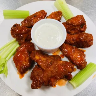 Spicy Buffalo wings