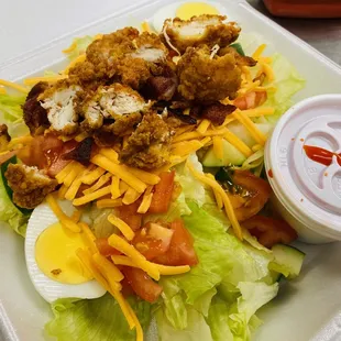 Farmhouse Crispy Chicken Salad