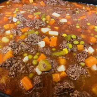 Vegetable beef soup