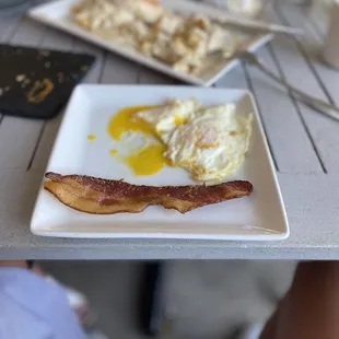 Bacon and Two Farm Eggs