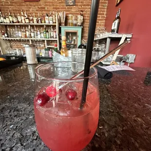 Winter themed cocktail!