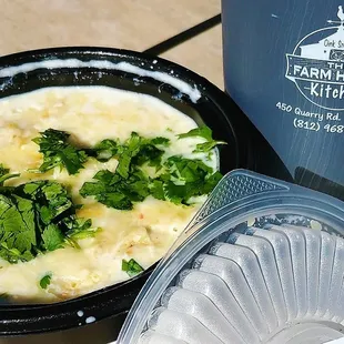White Chicken Chili with Cilantro $9.49
