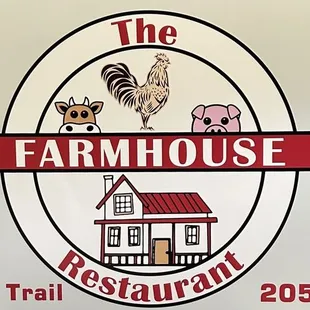 the logo for the farmhouse