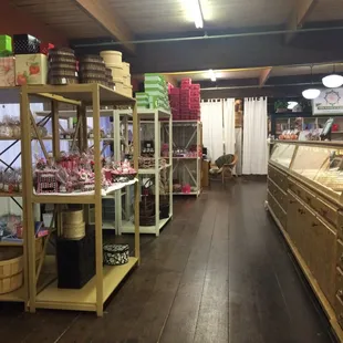the inside of a store
