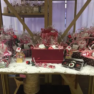 a variety of candies