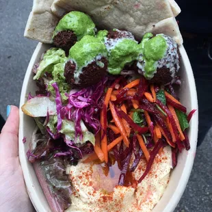 Falafel platter