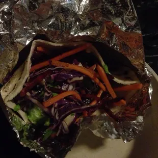 Got the falafel sandwich and tried the fries and Brussels sprouts as well.. All three were pretty awesome!