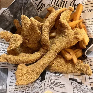 4-piece Pollock and fries...yummy and generous!!