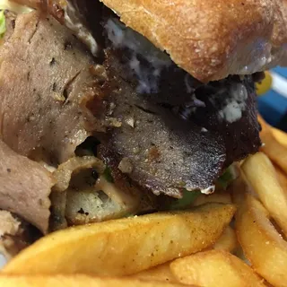 Famous Fat Greek Burger