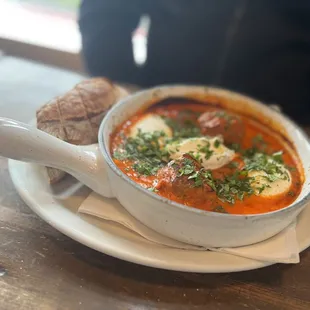 Shakshuka with lamb