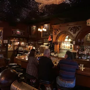 Lovely bar area.