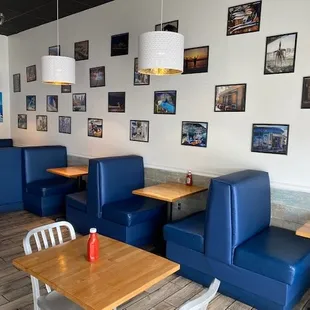 interior, sushi and sashimi
