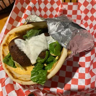 Falafel sandwich