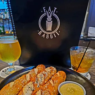 Pretzel Flight &amp; Drinks