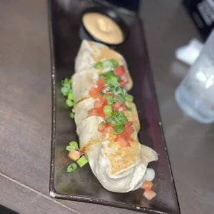 Blackened chicken roll