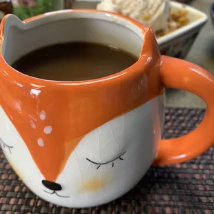 a cup of coffee