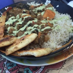 Lamb and sweet potato curry