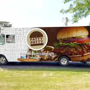 a large sandwich on a truck