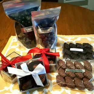 This is about $50 worth of chocolate that my family is going to love.