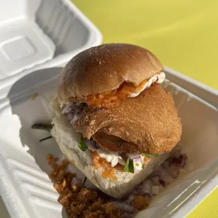 TFIC Special Vada Pav (Vegetarian)