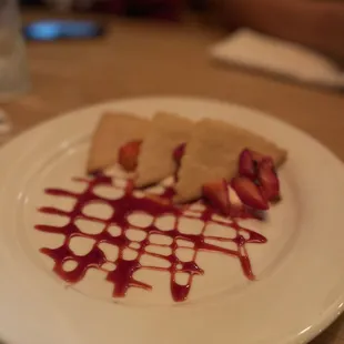 Strawberry shortbread