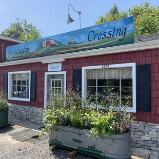 Restaurant entrance.